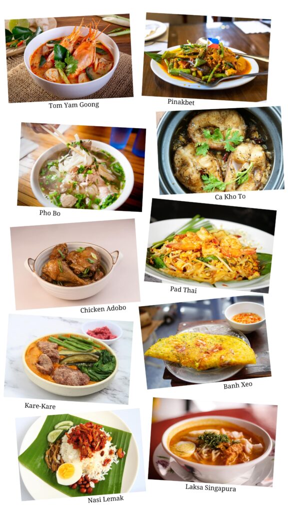 Contoh masakan ASEAN