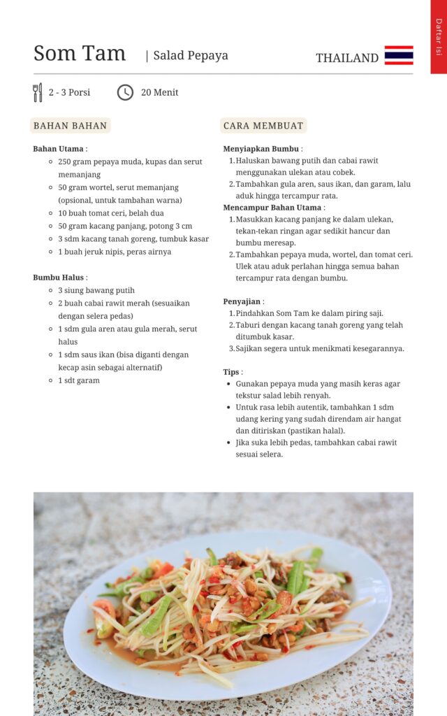 Som Tam Thailand Dish